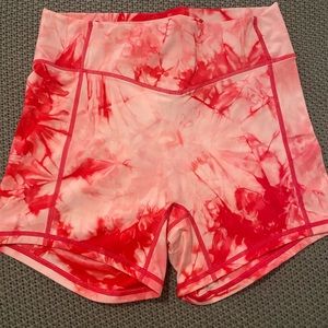 Balance Athletica Oasis Hot Pink Tie Dye Shorts